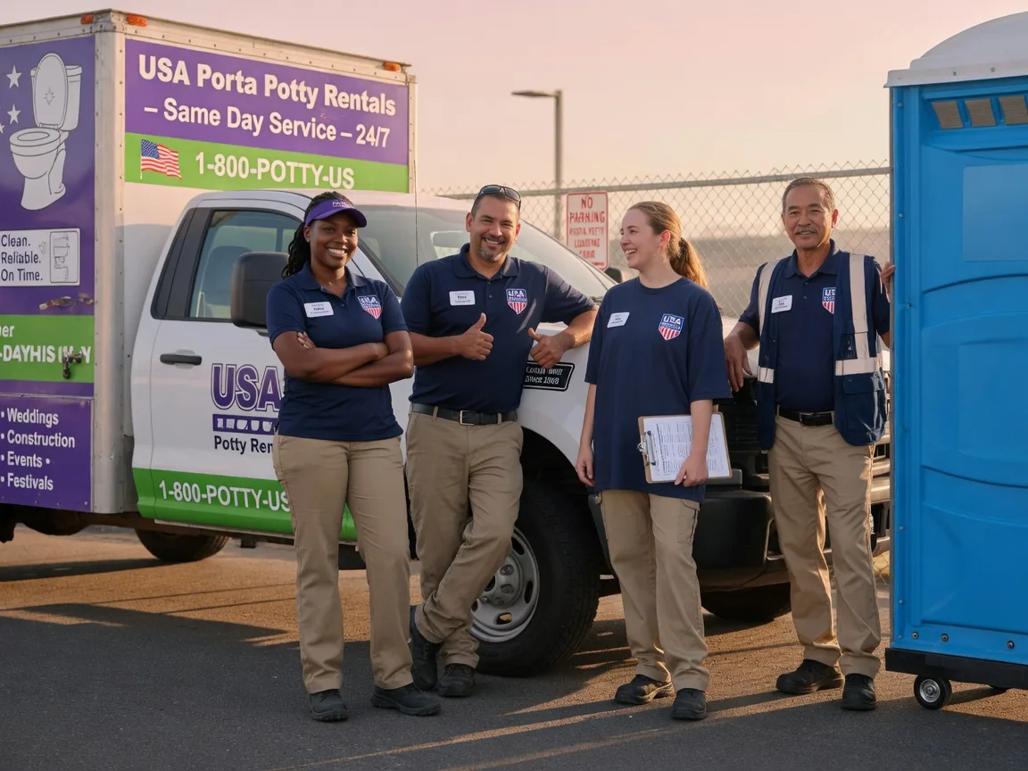 Porta Potty Rental company in Harrah, WA